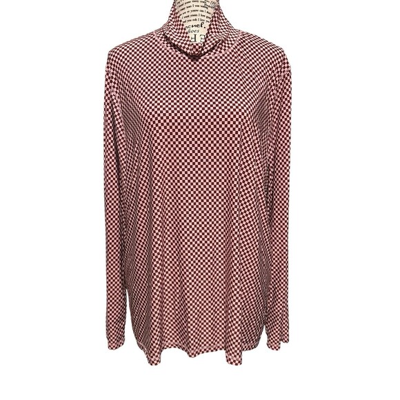 Levi's Women Pink Second Skin High Neck Long Sleeves T Shirt Size 3X Base Layer - Picture 1 of 10